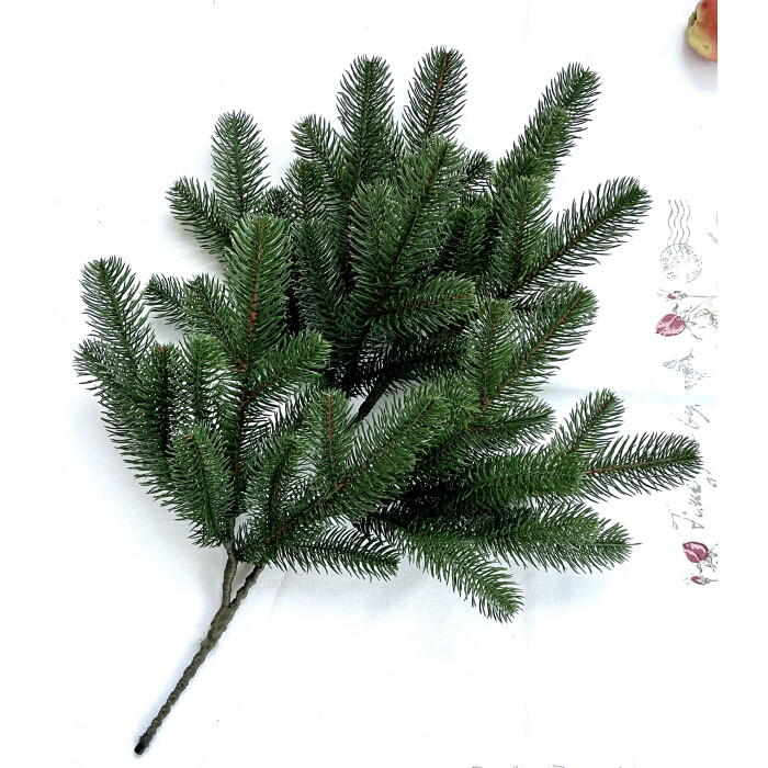 New Year's branch LUX 60 cm green