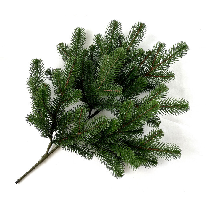 New Year's branch LUX 60 cm green
