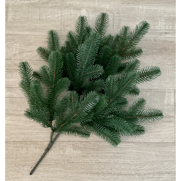 New Year's branch LUX 60 cm green