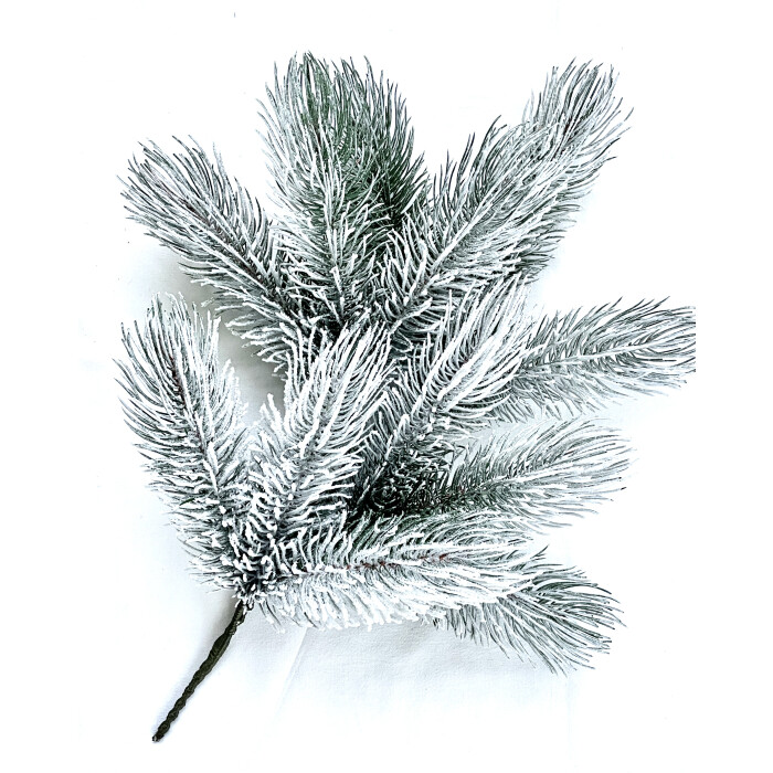 Pine branch 60 cm snow-covered