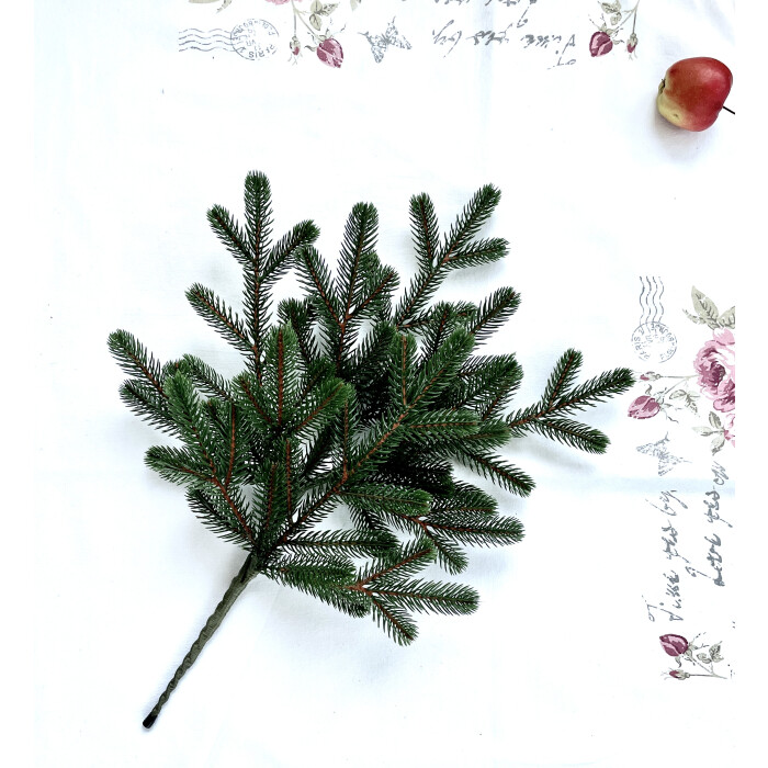 New Year's branch Traditional 60 cm green