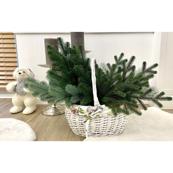 New Year's branch Traditional 60 cm green