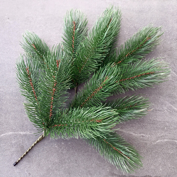 Pine branch 60 cm green