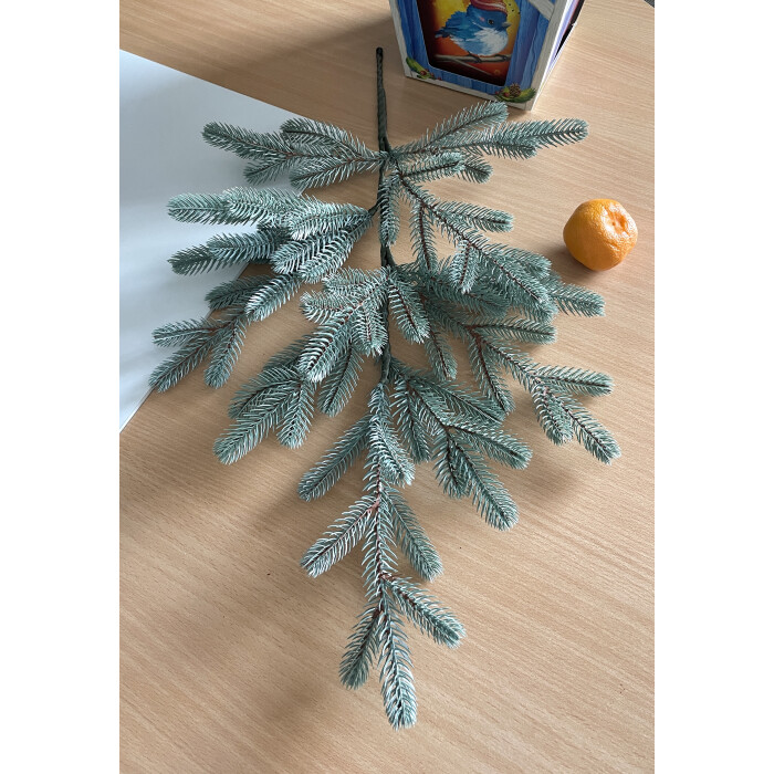 New Year's branch Traditional 60 cm blue
