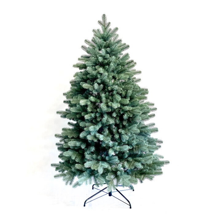 Christmas tree Super Lux cast 160 cm blue