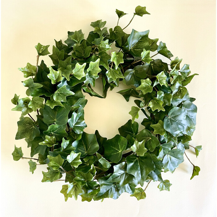 Artificial ivy wreath Spring Ø35cm