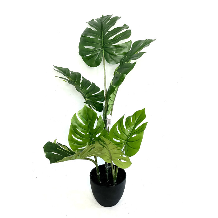 Monstera artificial 100 cm in a pot