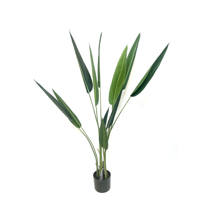 Strelitzia Royal artificial 130 cm in a pot.