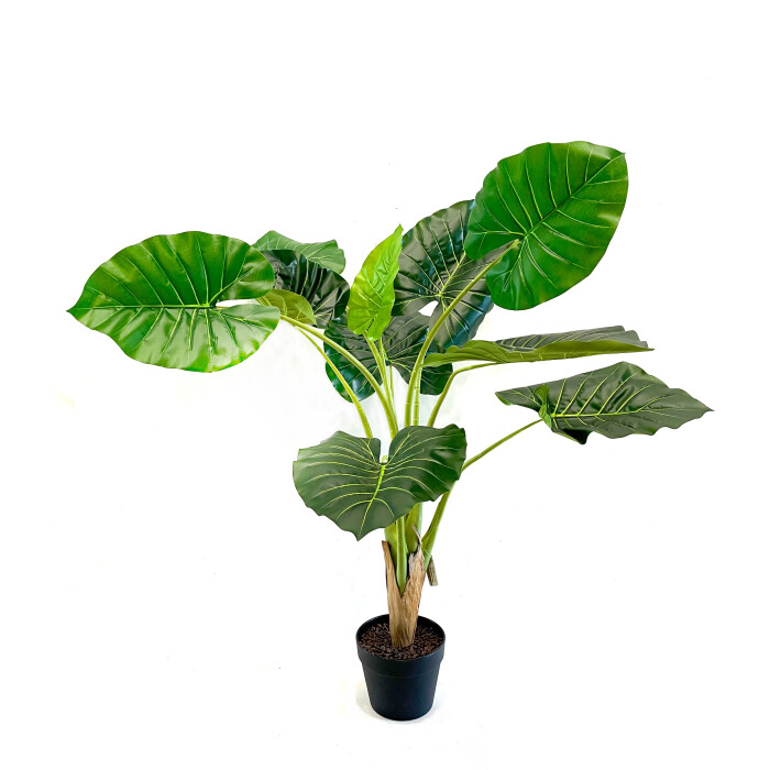 Artificial alocasia 130 cm in a pot.