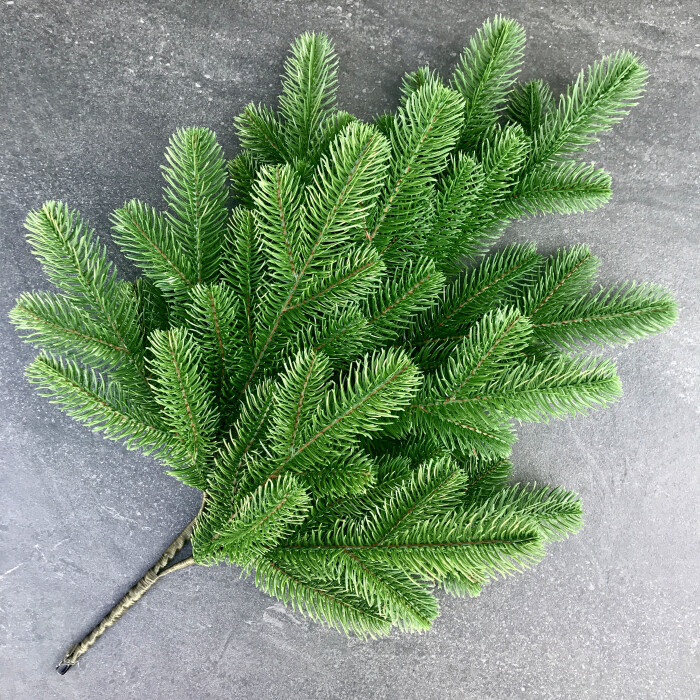 New Year's branch LUX 60 cm green