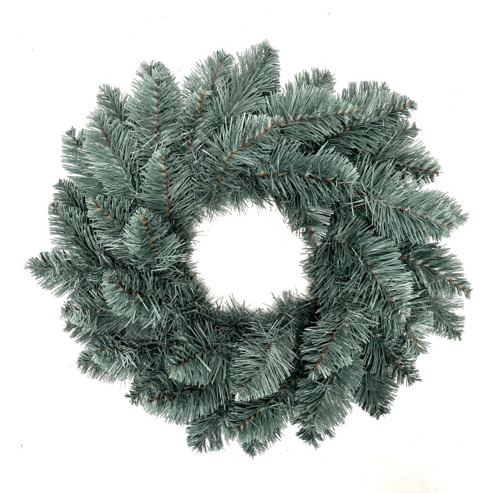 Artificial christmas Elegant wreath d-40 сm blue