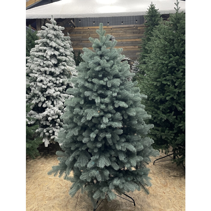 Christmas tree Super Lux cast 180 cm blue