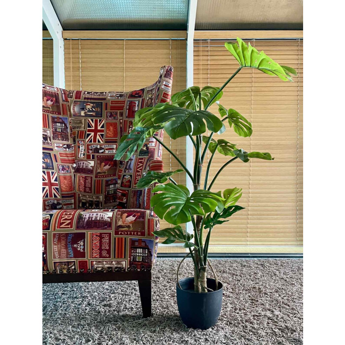 Monstera artificial 115 cm in a pot