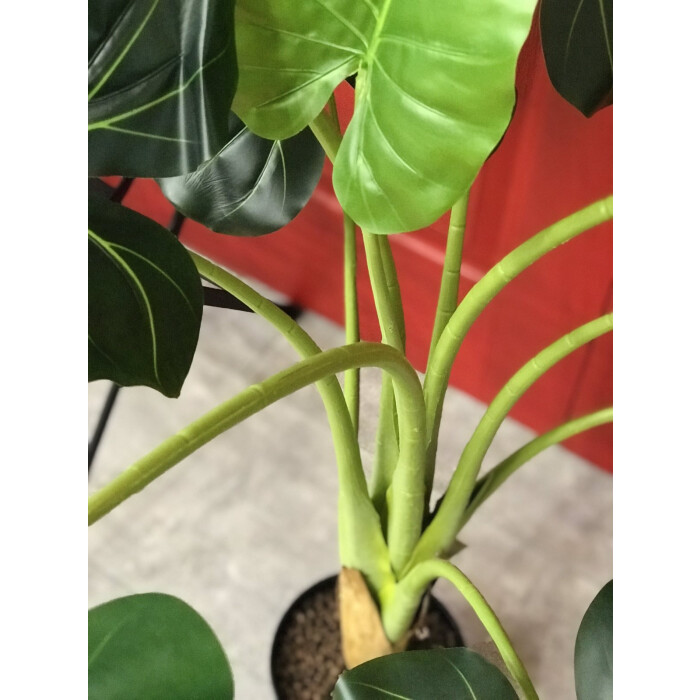 Artificial alocasia 130 cm in a pot.