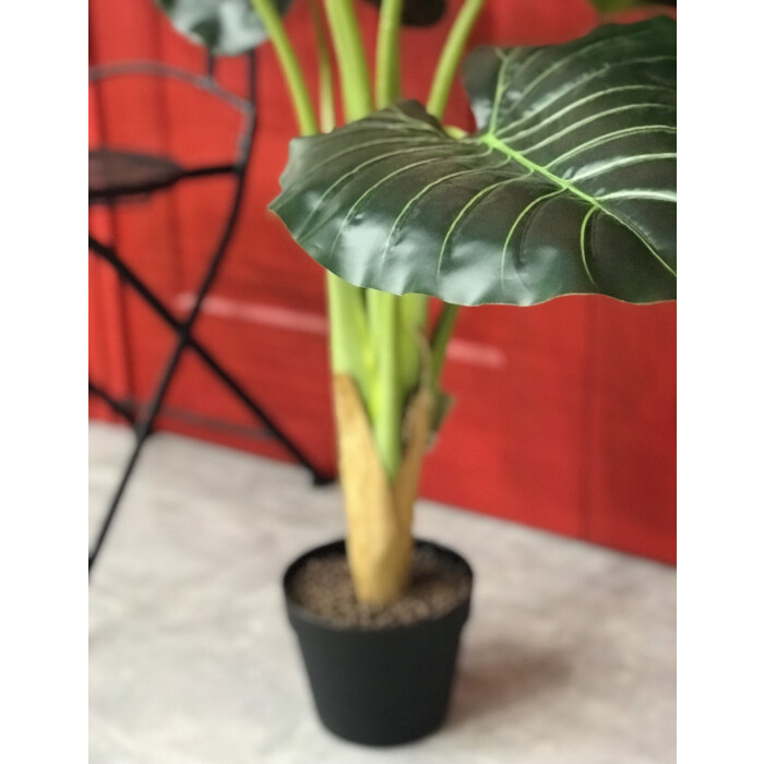 Artificial alocasia 130 cm in a pot.