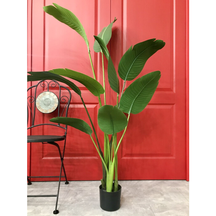 Strelitzia Nicholas artificial 150 cm in a pot