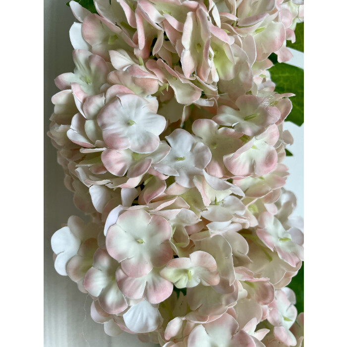 Spring viburnum flower wreath