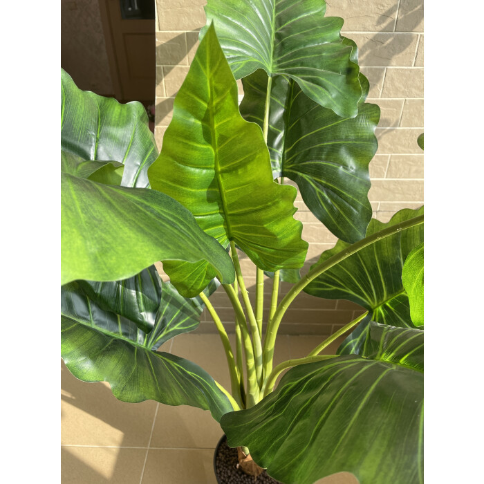 Artificial alocasia 130 cm in a pot.