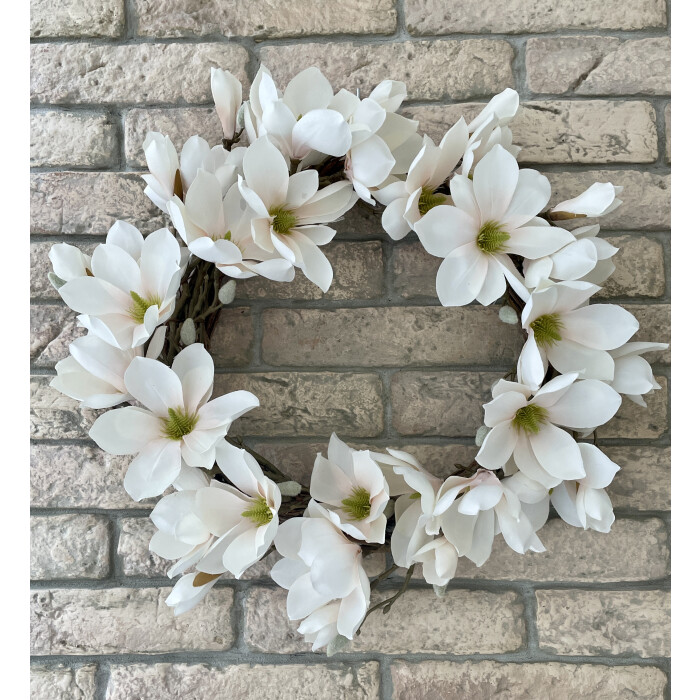 Magnolia spring wreath 45 Ø sm