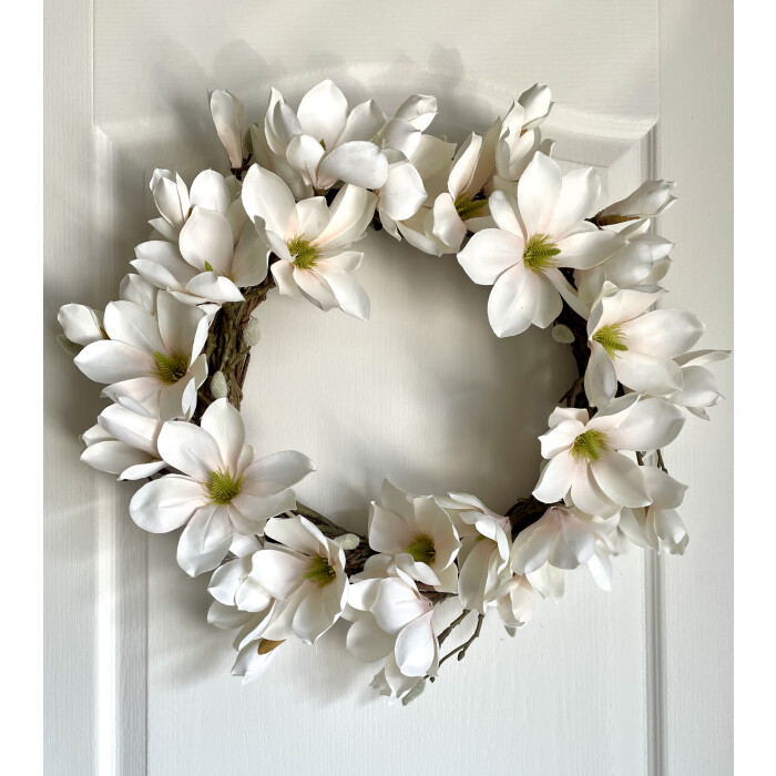 Magnolia spring wreath 45 Ø sm