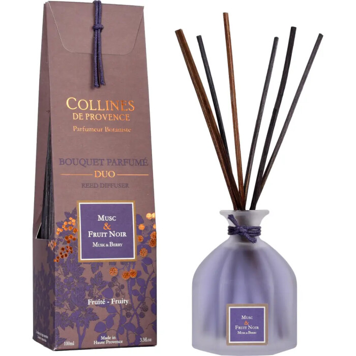 Musk and berries 100 ml Collines de Provence Diffuser