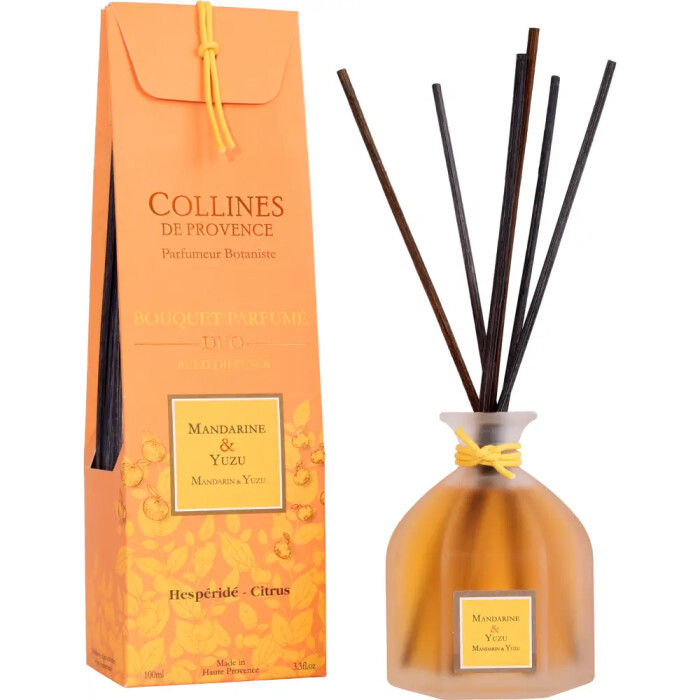 Tangerine and yuzu 100ml Collines de Provence Diffuser