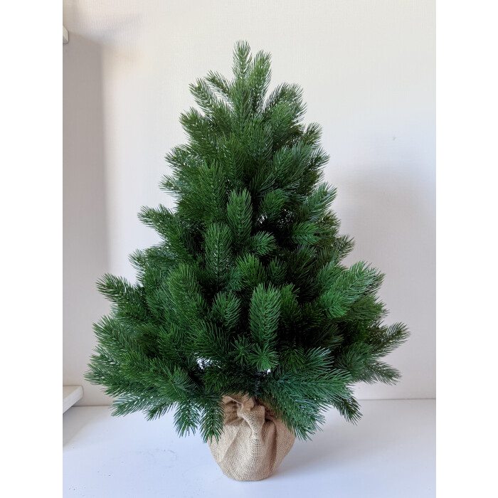 Сосна mini лита 90 см в мішковині зелена