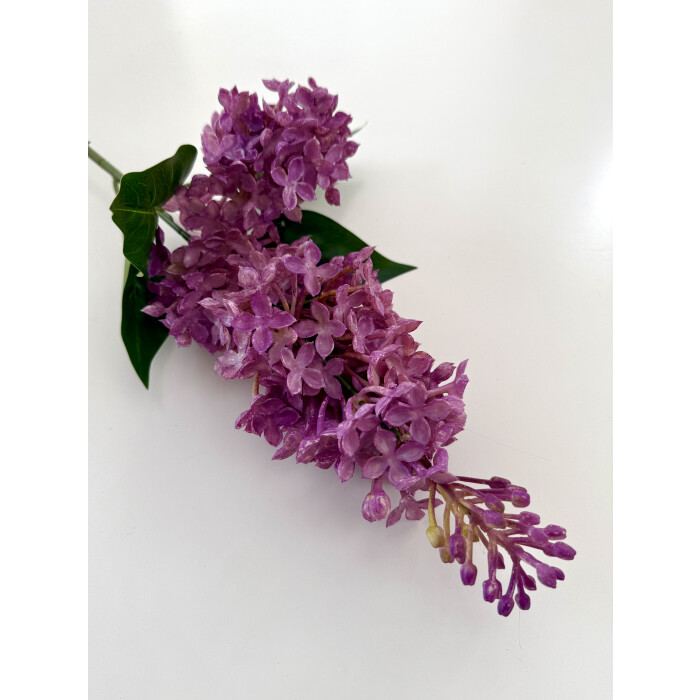 Сирень латексная двойная светло-бордовая.