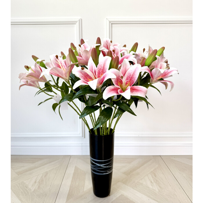 Tall pink latex lily