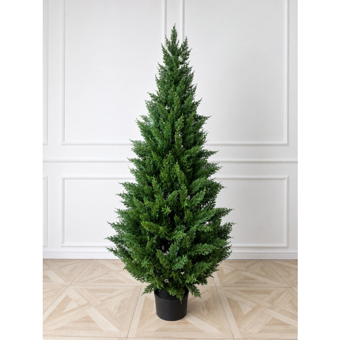 Artificial cast green thuja in a pot 150 cm